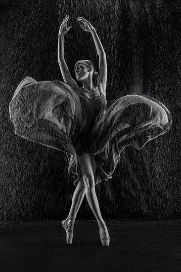 Viktoria Farkas - Dancing in The Rain - Unique Piece