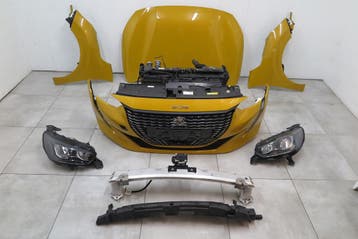 Peugeot 208 II 2 voorzijde: motorkap, bumper, lampen, spatbo, Verzenden, Gebruikt