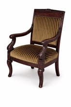 Empire - Fauteuil - Mahonie, Fluweel