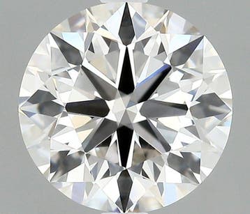 1 pcs Diamant (Natuurlijk) - 1.60 ct - Rond - H - VVS1 -, Nieuw