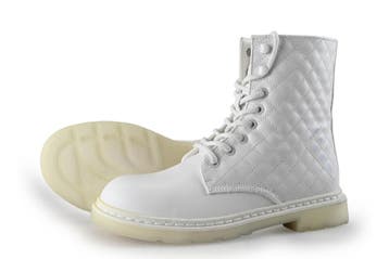 Dockers By Gerli Veterboots in maat 40 Wit, Dockers By Gerli, Verzenden, Wit, Overige typen