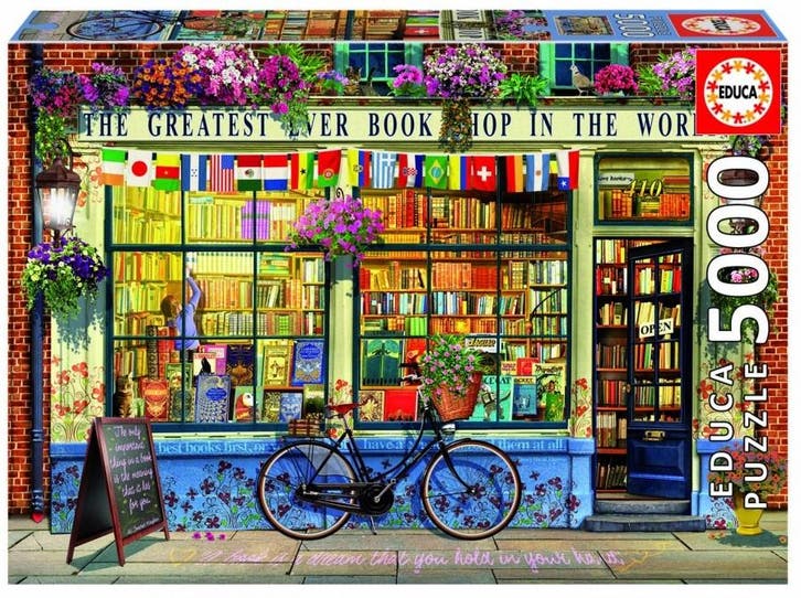 De Beste Boekhandel ter Wereld Puzzel (5000 stukjes) | Educa, Hobby en Vrije tijd, Denksport en Puzzels, Nieuw, Verzenden