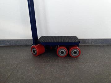 Transportroller 12 ton stuurbaar machine transport, Overige typen, Ophalen of Verzenden, Meer dan 4000 kg, Handmatig