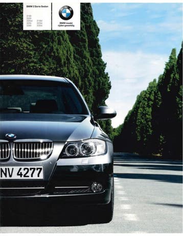 2006 BMW 3 SERIE SEDAN BROCHURE NEDERLANDS, Nieuw, BMW, Author