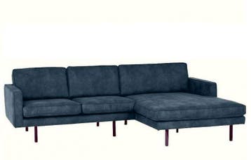 Loungebank Julianadorp - loungebanken - Blauw, Nieuw, Leer