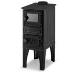 Compacte Houtkachel Kookplaat | Antraciet | Laatste Stuks!, Ophalen of Verzenden, Nieuw, Vrijstaande haard, Houthaard