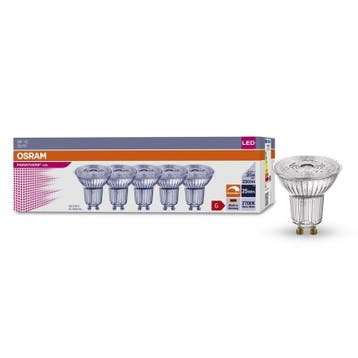 Voordeelpack 5x Osram Parathom LED GU10 3.4W 2700K Warm W..., Ophalen of Verzenden, Nieuw