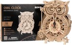 Robotime Mechanische Uilklok bouwpakket Volwassenen DIY M..., Verzenden, Nieuw