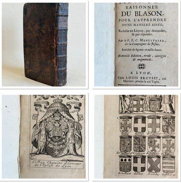 Menestrier - Méthode raisonnée du blason - 1718, Antiek en Kunst