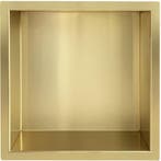 Wiesbaden Demis Inbouwnis - 30x30x10cm - Geborsteld Messing, Ophalen of Verzenden, Nieuw, Rvs