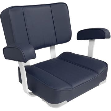 Bootstoel met Armleuning 50x68x58cm Navy Blauw, Ophalen of Verzenden, Nieuw
