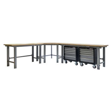 Werkbank hoekopstelling - Hoek werkbank 310 cm x 260 cm, Ophalen of Verzenden, Nieuw