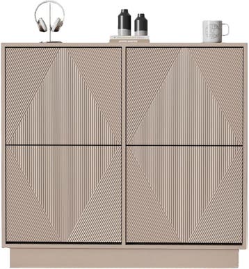 Schoenenkast - Schoenenrek - 99x24x91 cm - Moka - UEV, Verzenden, Zo goed als nieuw