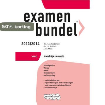 Examenbundel 2013/2014 vwo Aardrijkskunde - J.H. Bulthuis, Verzenden, Gelezen, J.H. Bulthuis