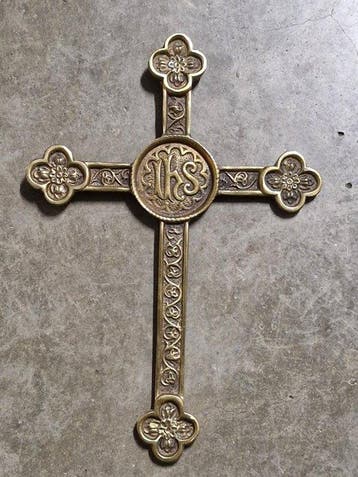 Crucifix - Brons - 1850-1900 - 25 cm