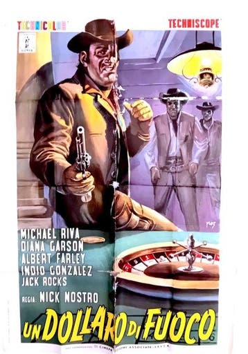 Lot of 5 international cine lithos posters - Western - Audie, Nieuw