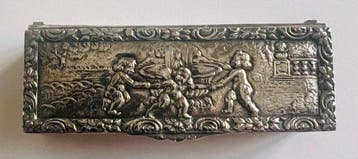 Platero artesanal español - Pepermuntdoos - .925 zilver -