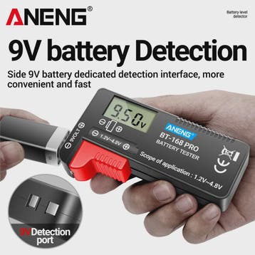 ANENG BT-168 PRO Digitale Batterij Tester - Universeel & Com, Verzenden, Nieuw