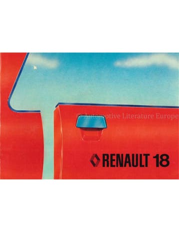 1978 RENAULT 18 INSTRUCTIEBOEKJE FRANS