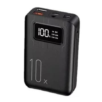 Mini Powerbank 10.000mAh - Dual 2x USB Poort - LED Display, Verzenden, Nieuw, OLOEY