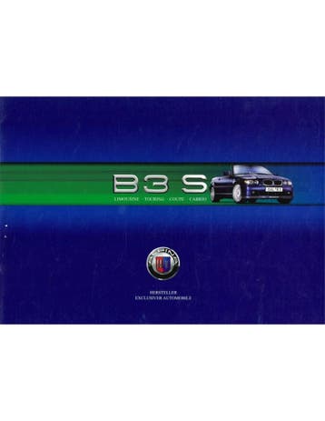 2003 BMW ALPINA B3 S BROCHURE DUITS, Boeken, Nieuw, Author