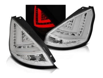 LED bar achterlicht units Chrome geschikt voor Ford Fiesta, Verzenden, Nieuw, Universele onderdelen
