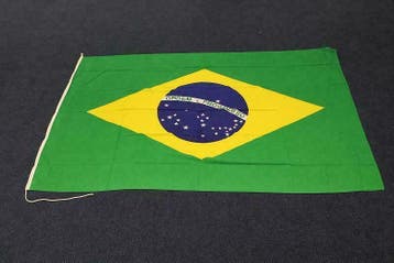Braziliaanse vlag van Brazilie 200 x 300cm Nieuw!, Verzenden, Nieuw