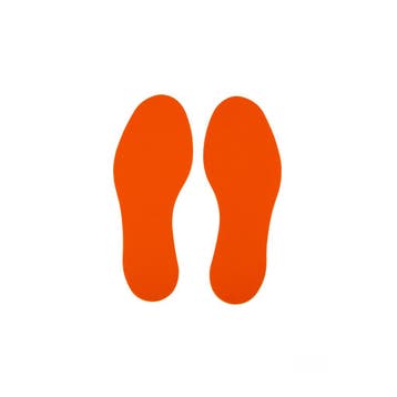 Voetstap  -  Anti slip - Oranje - Anti - slip -, Verzenden