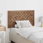 vidaXL Hoofdbord Naturel Massief Teakhout, Verzenden, Nieuw, Bruin, Hout