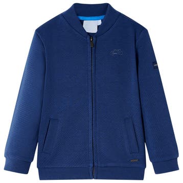 vidaXL Kindervest met rits 104 marineblauw, Verzenden, Nieuw
