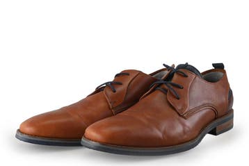 Van Lier Veterschoenen in maat 44 Cognac, Overige kleuren, Verzenden, Van Lier, Zo goed als nieuw