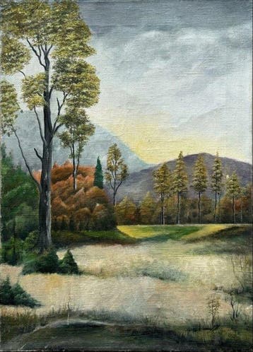 Europese school (XX) - Natural landscape, Antiek en Kunst