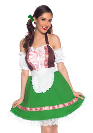 Oktoberfest Jurk Gretchen Met Haarstrikken, Kleding | Dames, Carnavalskleding en Feestkleding, Ophalen of Verzenden, Nieuw