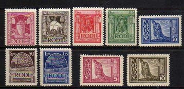 Italiaanse Egeïsche Eilanden - algemene uitgiften 1929 -, Gestempeld