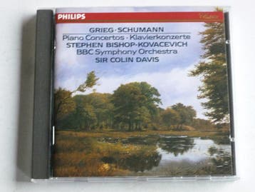 Grieg, Schumann - piano concertos / Stephen Bishop-Kovacevic, Ophalen of Verzenden, Zo goed als nieuw