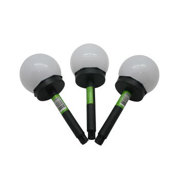 Benson LED Solar Tuinlamp - Bolvormig - Met Sensor - Ø 10.., Ophalen of Verzenden, Nieuw