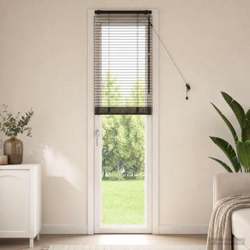 vidaXL Venetiaanse jaloezie Donkerbruin 40 x 250 cm 35 mm, Verzenden, Nieuw, Bruin