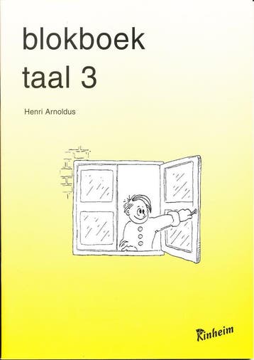 Kinheim Blokboek Taal 3 gele uitvoering (per stuk), Verzenden, Nieuw