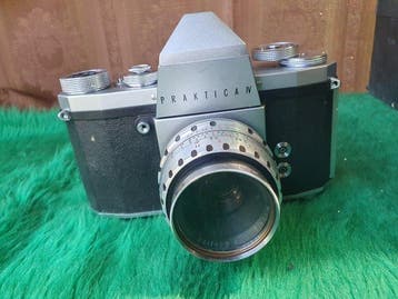Praktica IV + Primotar 2.8/50mm | Analoge camera, Nieuw