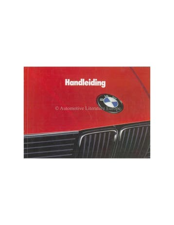 1988 BMW 3 SERIE INSTRUCTIEBOEKJE NEDERLANDS, Auto diversen, Handleidingen en Instructieboekjes