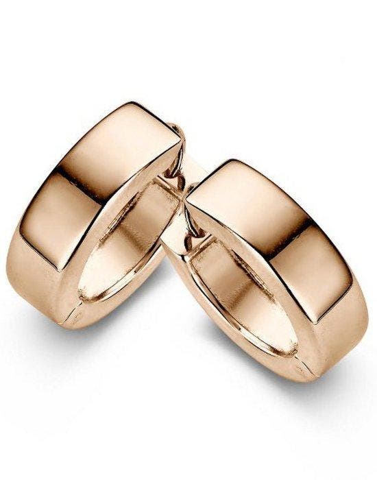 Casa Jewelry Oorringen Wals Medium - Rosé Verguld, Sieraden, Tassen en Uiterlijk, Oorbellen, Verzenden