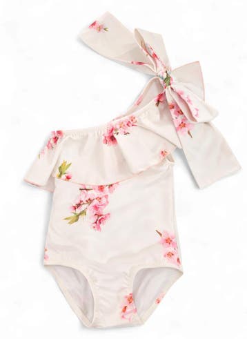 Phi meisjes zwempak cherry blossom - 140 (9-10 jaar), Ophalen of Verzenden, Nieuw