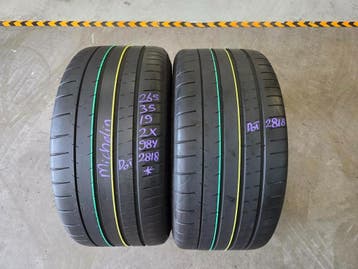 265/35/19 98Y* MICHELIN ZOMERBANDEN 5,3MM PROFIEL 2X, Gebruikt, 265 mm, Band(en), Personenwagen