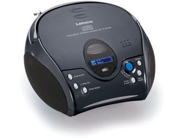 Lenco SCD-24DAB BK - Draagbare CD-speler - DAB+ radio, Verzenden, Zo goed als nieuw