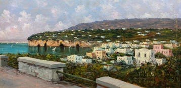 Andrea Patrisi (1954) - Paesaggio costiero
