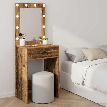 vidaXL Plafondtafel Oudhout 50 x 41 x 135 cm Bewerkt hout, Huis en Inrichting, Verzenden, Nieuw