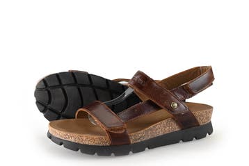 Panama Jack Sandalen in maat 39 Bruin, Kleding | Dames, Bruin, Verzenden, Sandalen of Muiltjes, Zo goed als nieuw