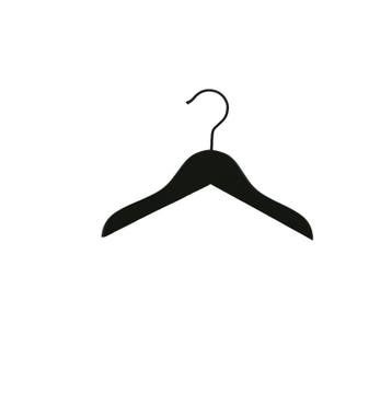 Hanger kids black Helena 26 cm