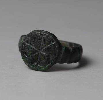 Middeleeuwen, kruisvaardersperiode Brons ring (Zonder, Sieraden, Tassen en Uiterlijk