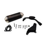 Turbokit Gmax Racing Uitlaat voor Piaggio Zip - iGet, Ophalen of Verzenden, Nieuw